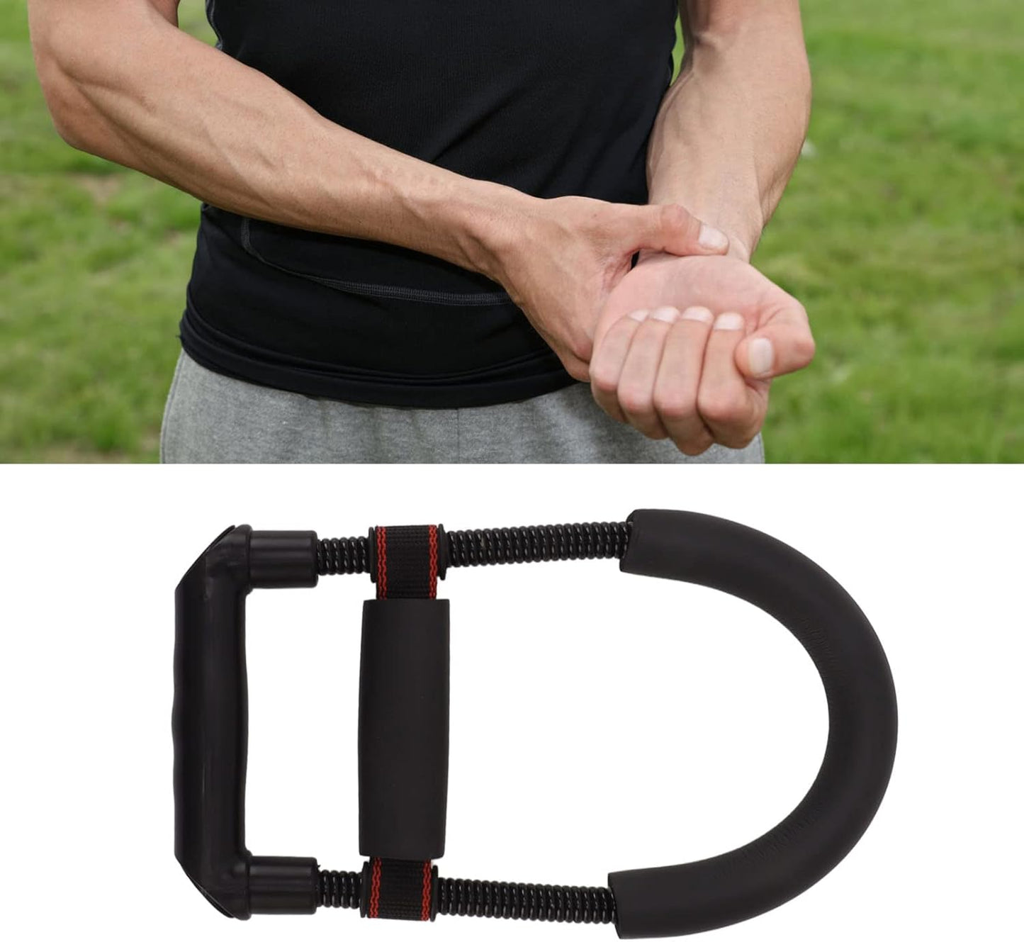 Wrist Strengthener, Resistance Forearm Exerciser, Spring Steels Adjustable Comfortable Wrist Exerciser Strengthener Tool,Grip Strength Trainer Workout Equipment for Home